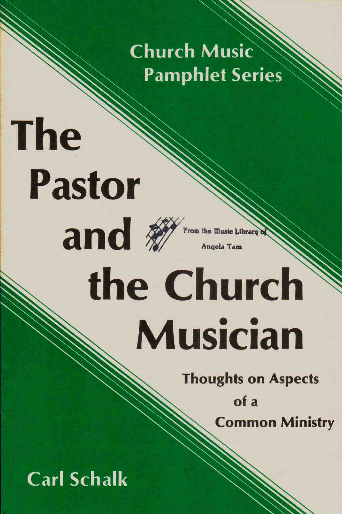 Cover of The Pastor and the Church Musician