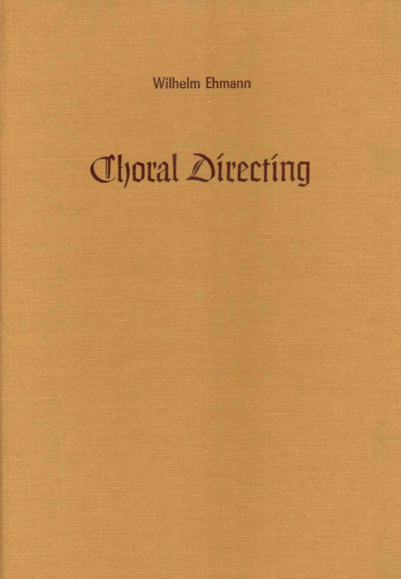 Cover of Choral Directing