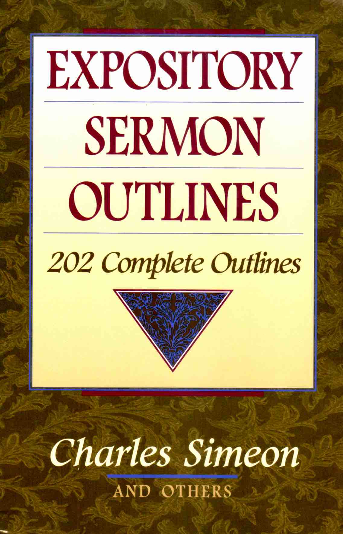 Cover of Expository Sermon Outlines