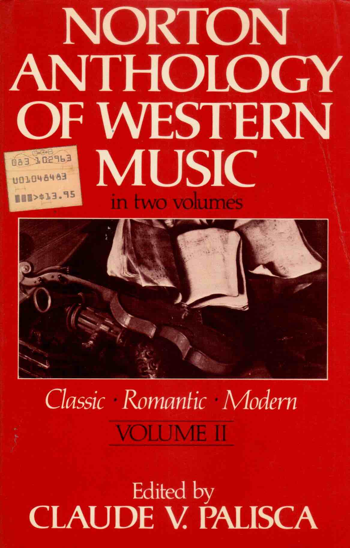 Cover of Norton Anthology of Western Music (Volume II)