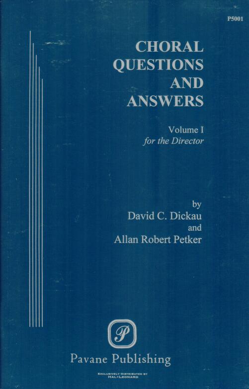 Cover of Choral Questions And Answers Vol. I