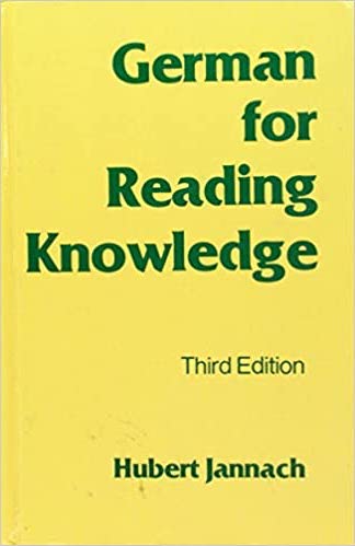 Cover of German for Reading Knowledge (Third Edition)