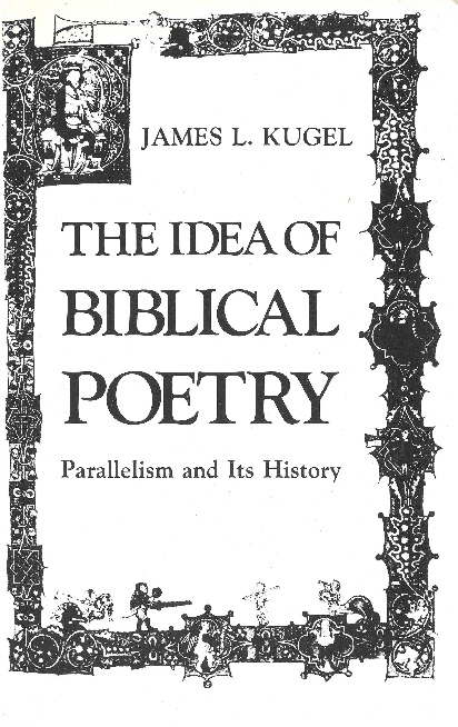 Cover of The Idea of Biblical Poetry
