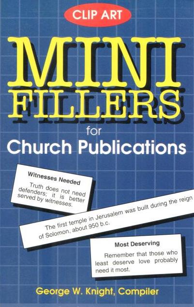 Cover of Clip-Art Mini-Fillers for Church Publications