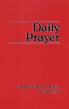 Cover of Daily prayer