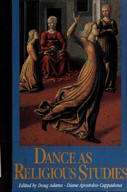 Cover of Dance As Religious Studies