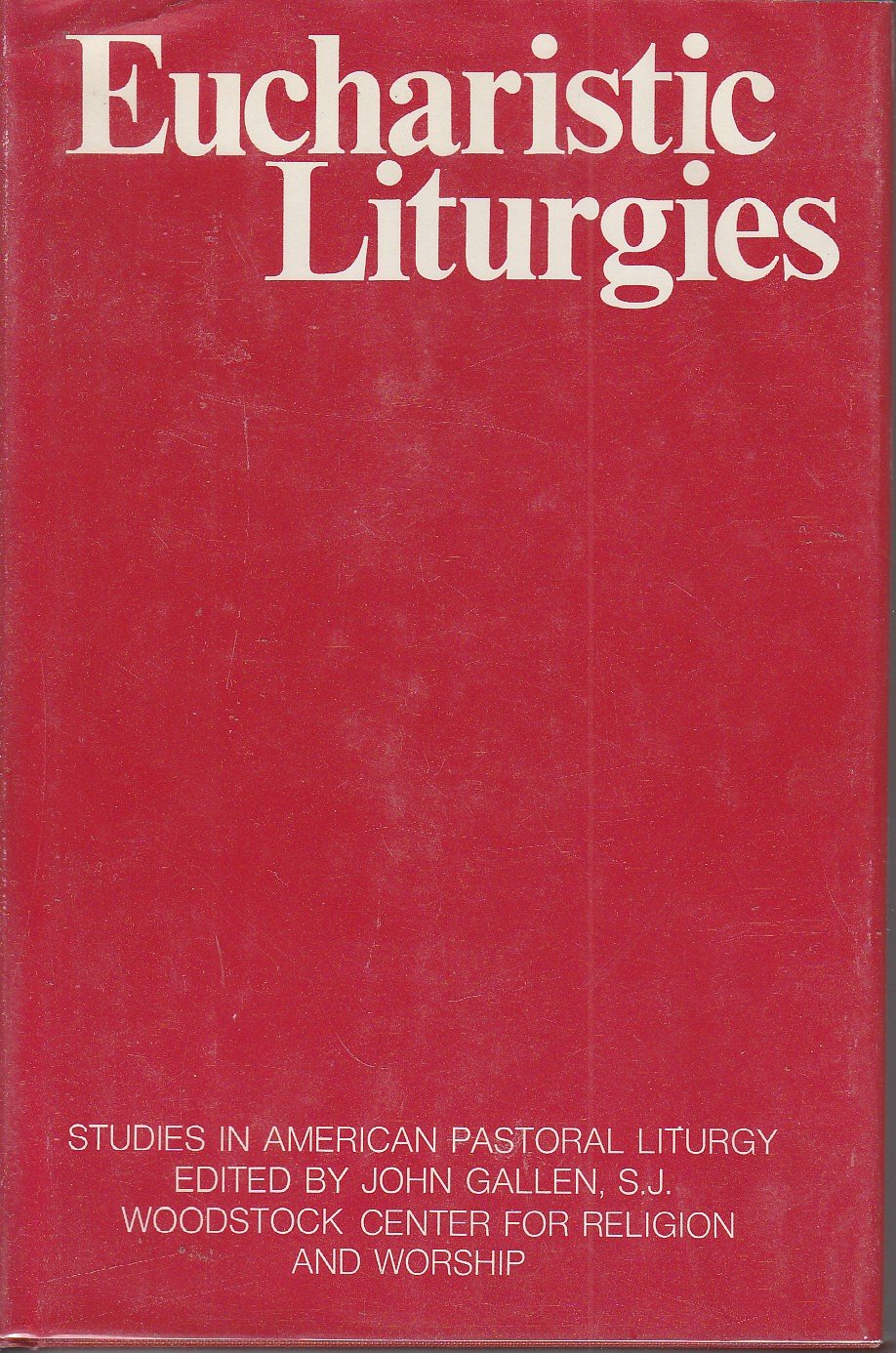 Cover of Eucharistic Liturgies