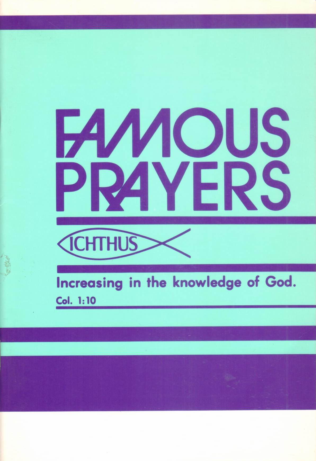 Cover of Famous Prayers