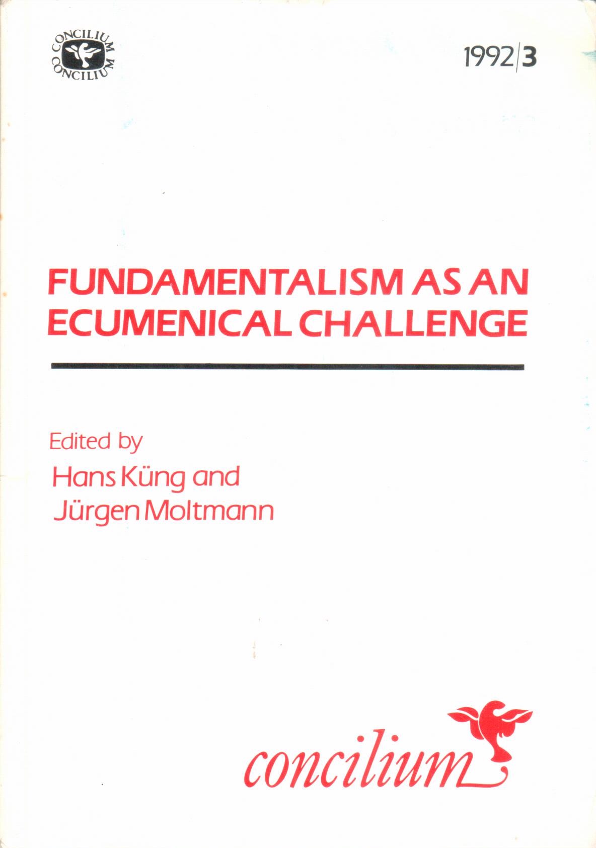 Cover of Fundamentalism as an Ecumenical Challenge