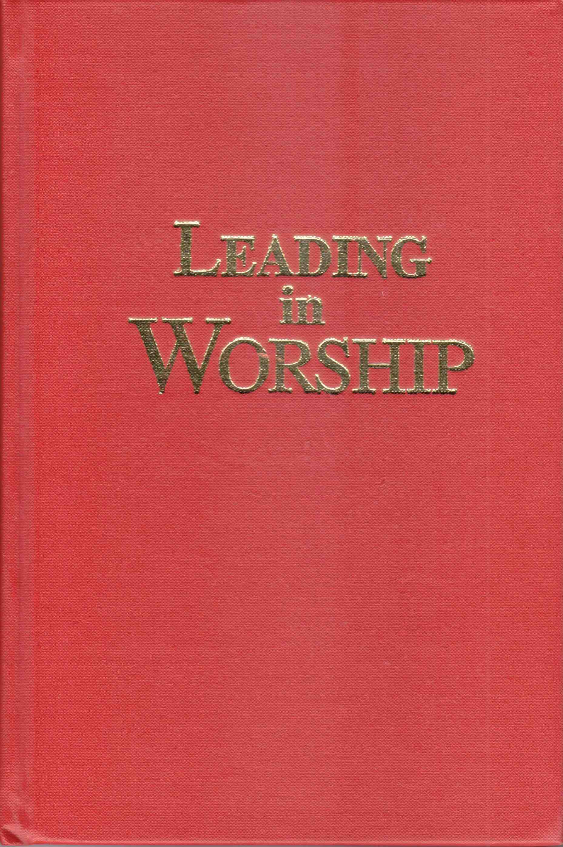 Cover of Leading In Worship