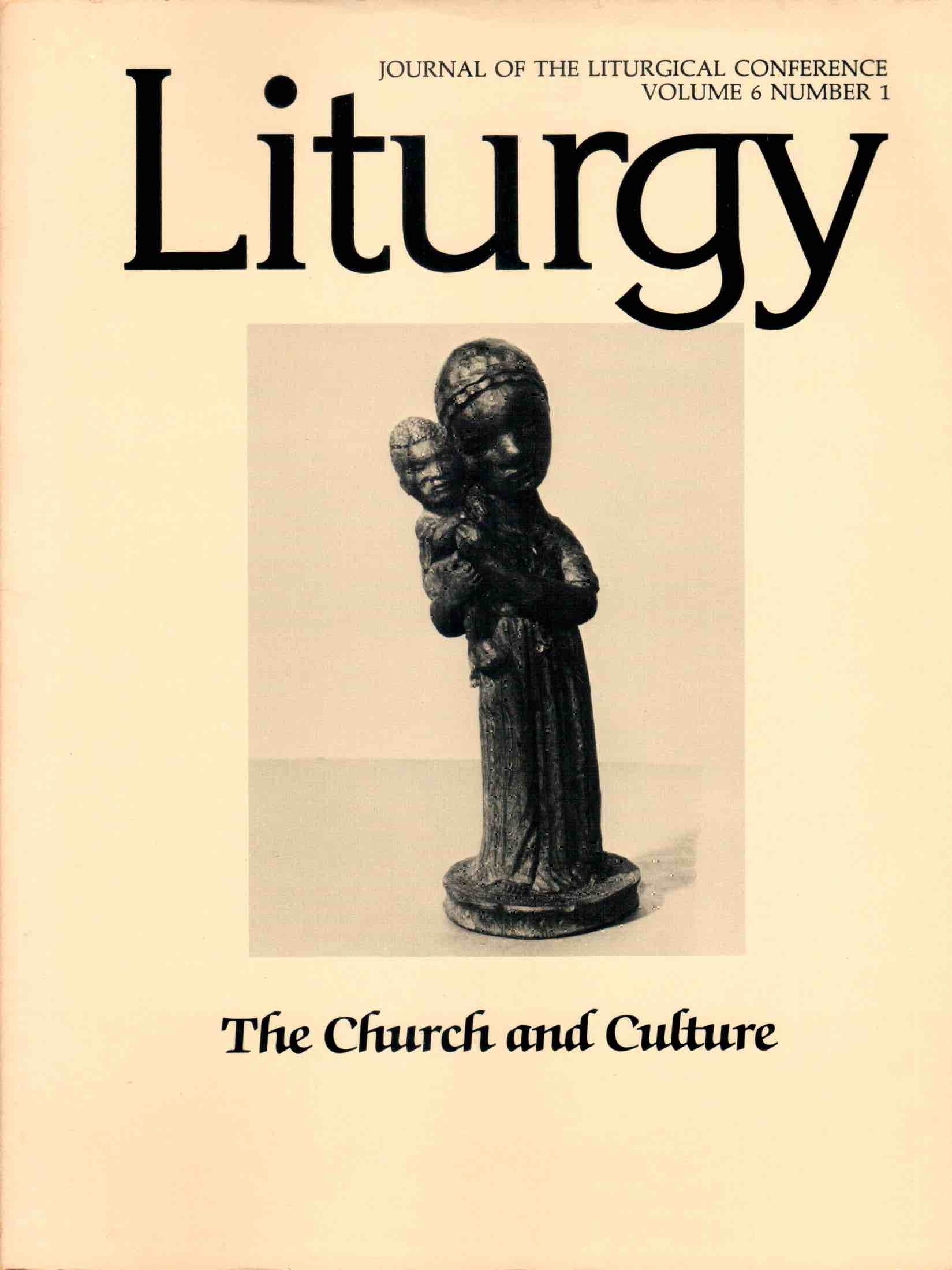 Cover of Liturgy : The Church and Culture