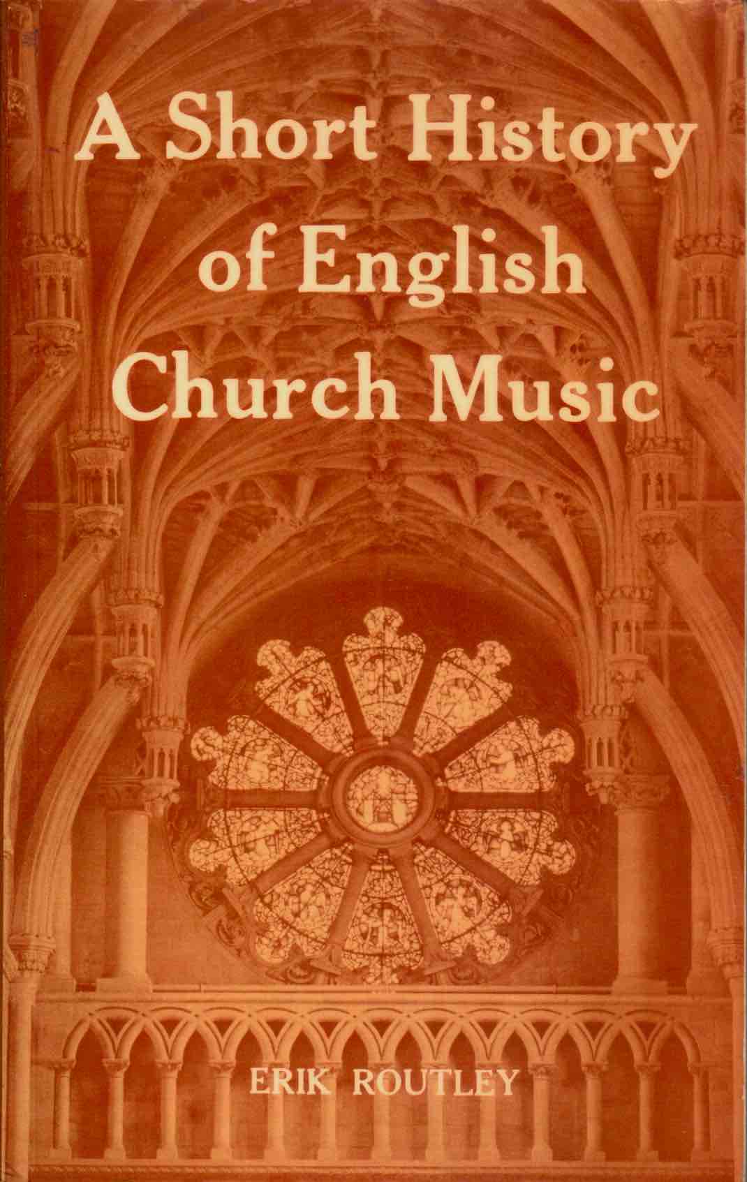 Cover of A Short History of English Church Music