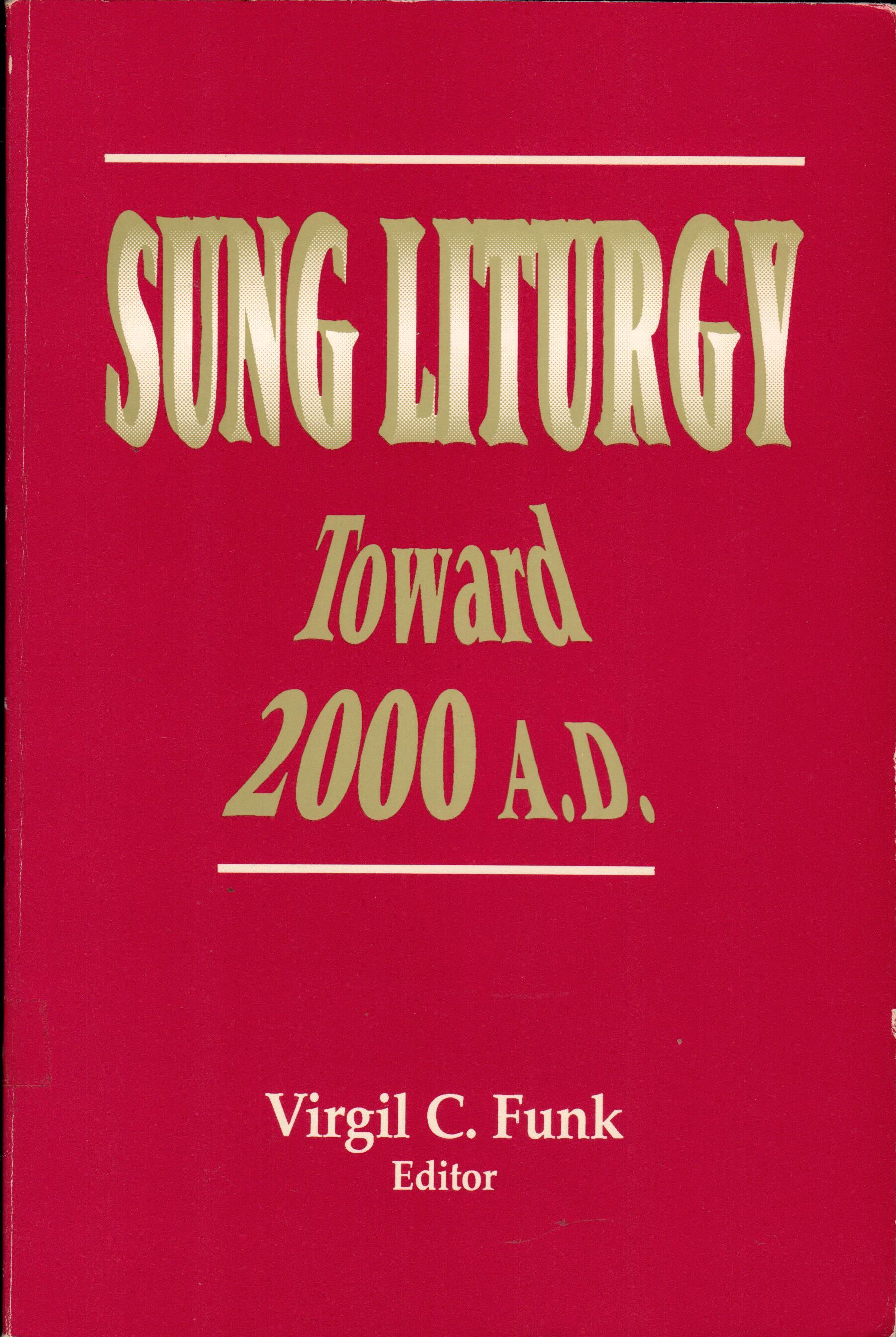 Cover of Sung Liturgy