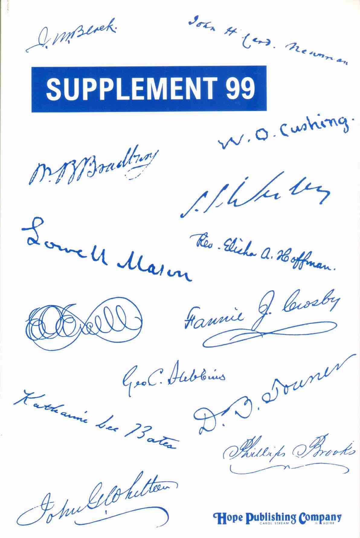 Cover of Supplement 99