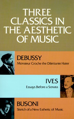 Cover of Three Classics in the Aesthetic of Music