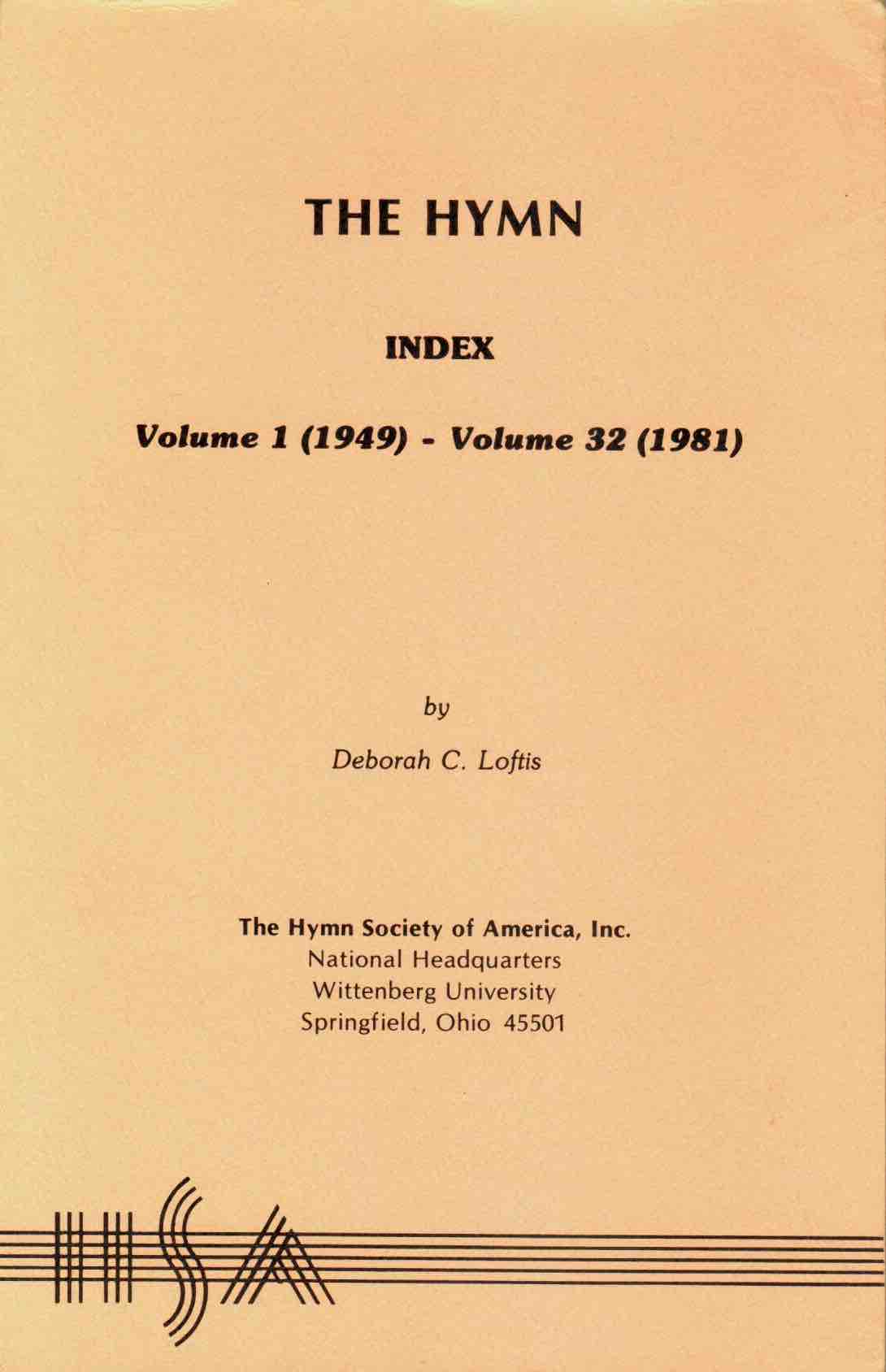 Cover of The Hymn Index