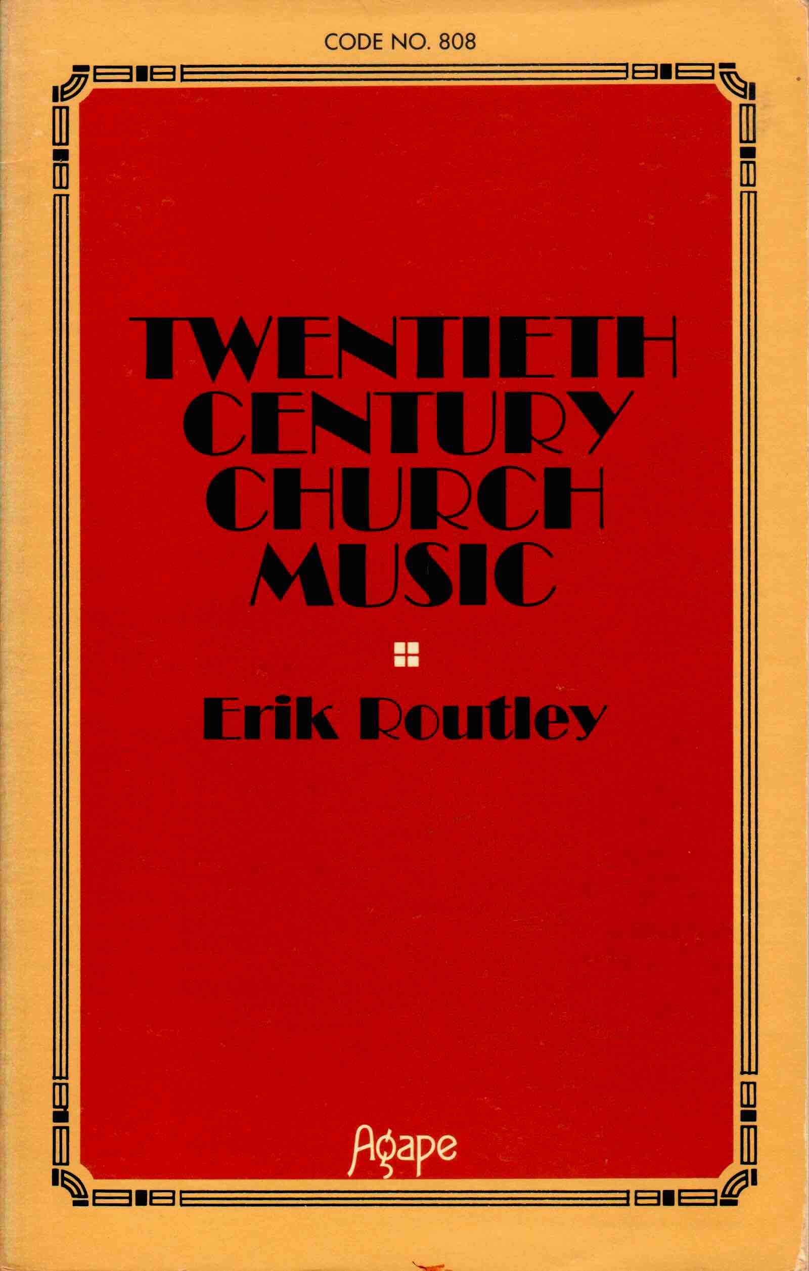 Cover of Twentieth Century Church Music