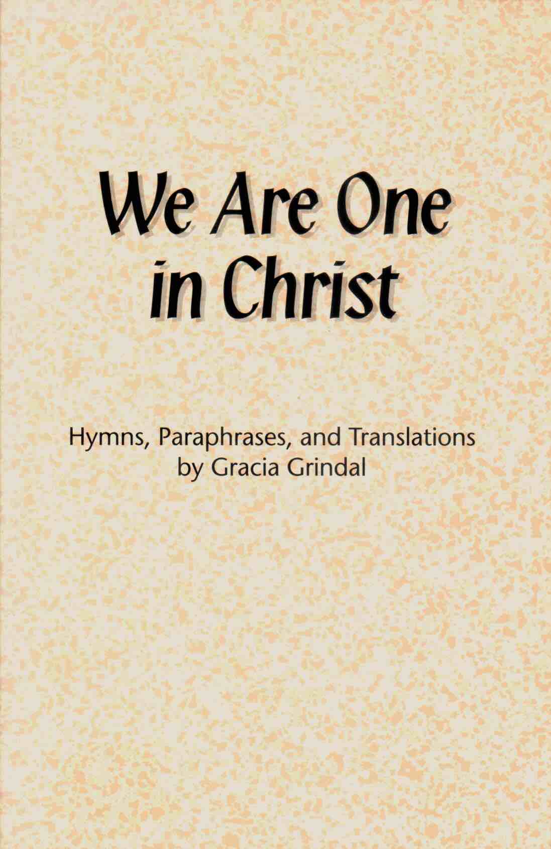 Cover of We Are One in Christ