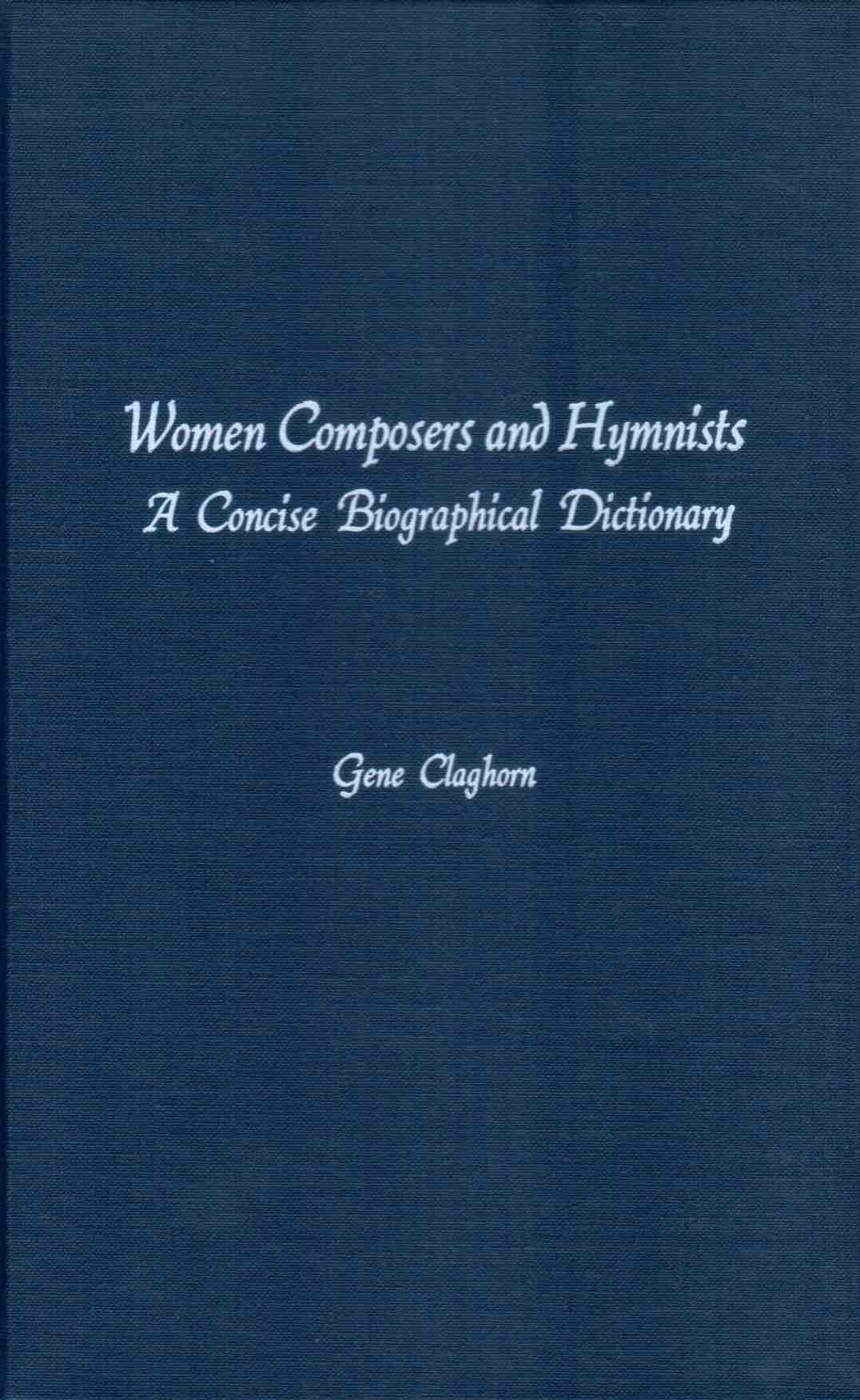 Cover of Women Composers and Hymnists