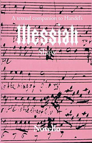 Cover of A textual and historical companion to Handel's Messiah