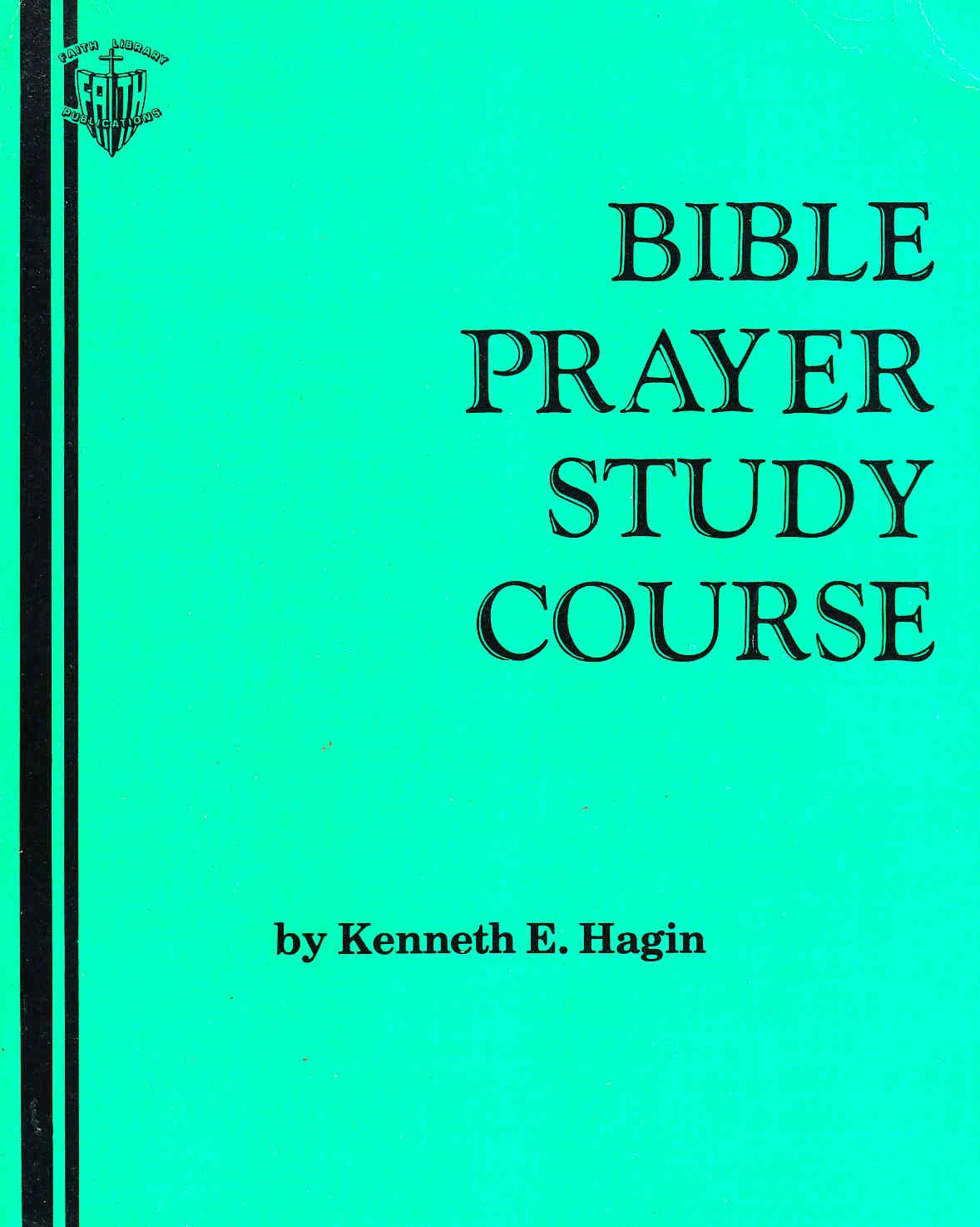 Cover of Bible Prayer Study Course