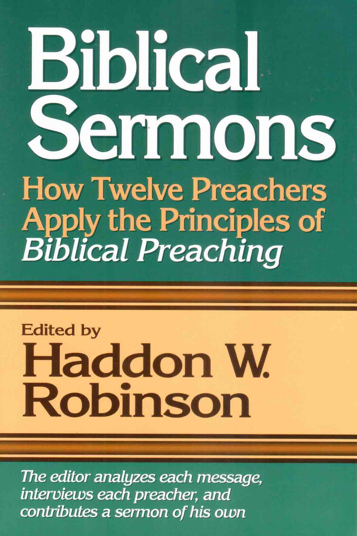 Cover of Biblical Sermons