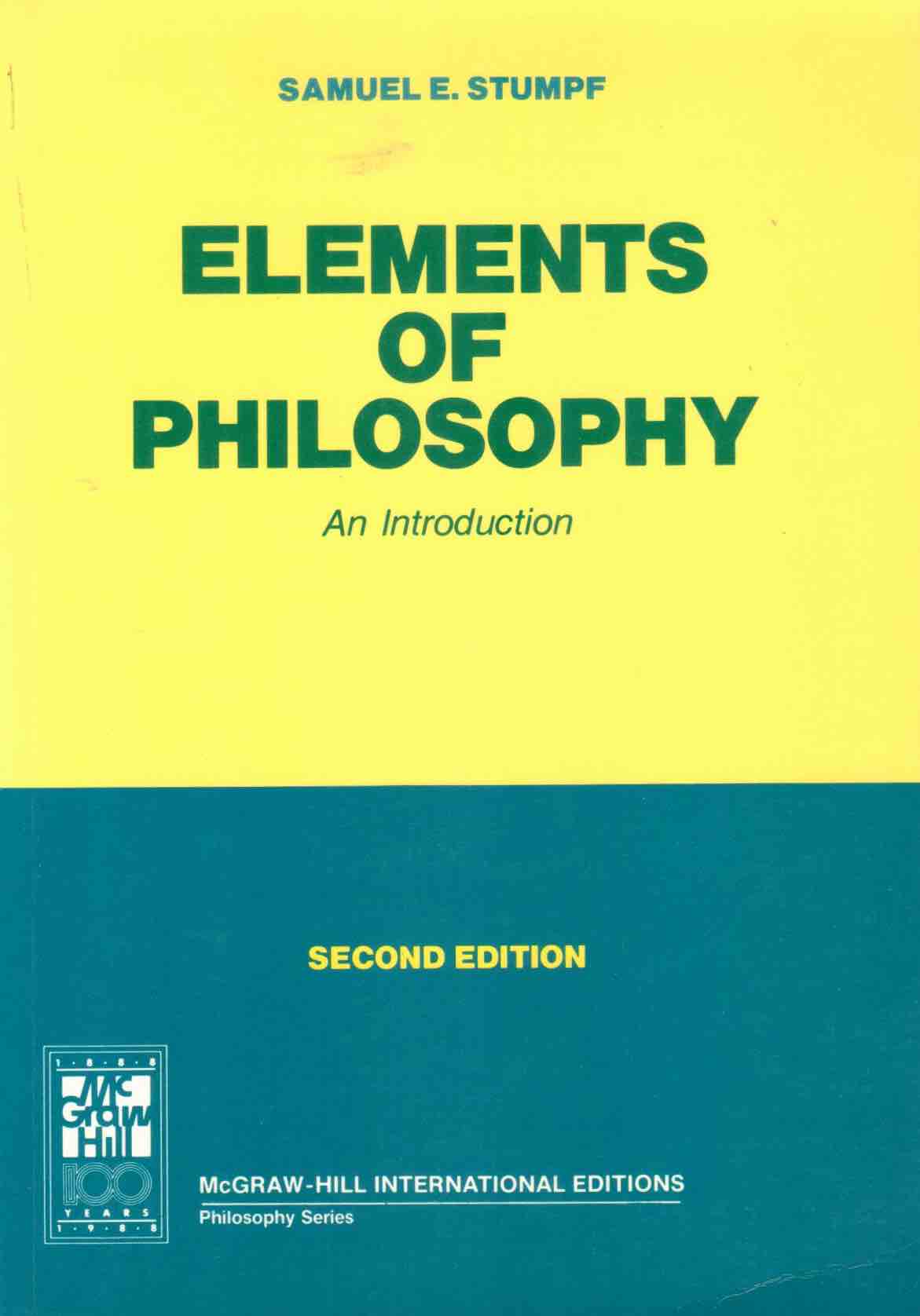 Cover of Elements of Philosophy