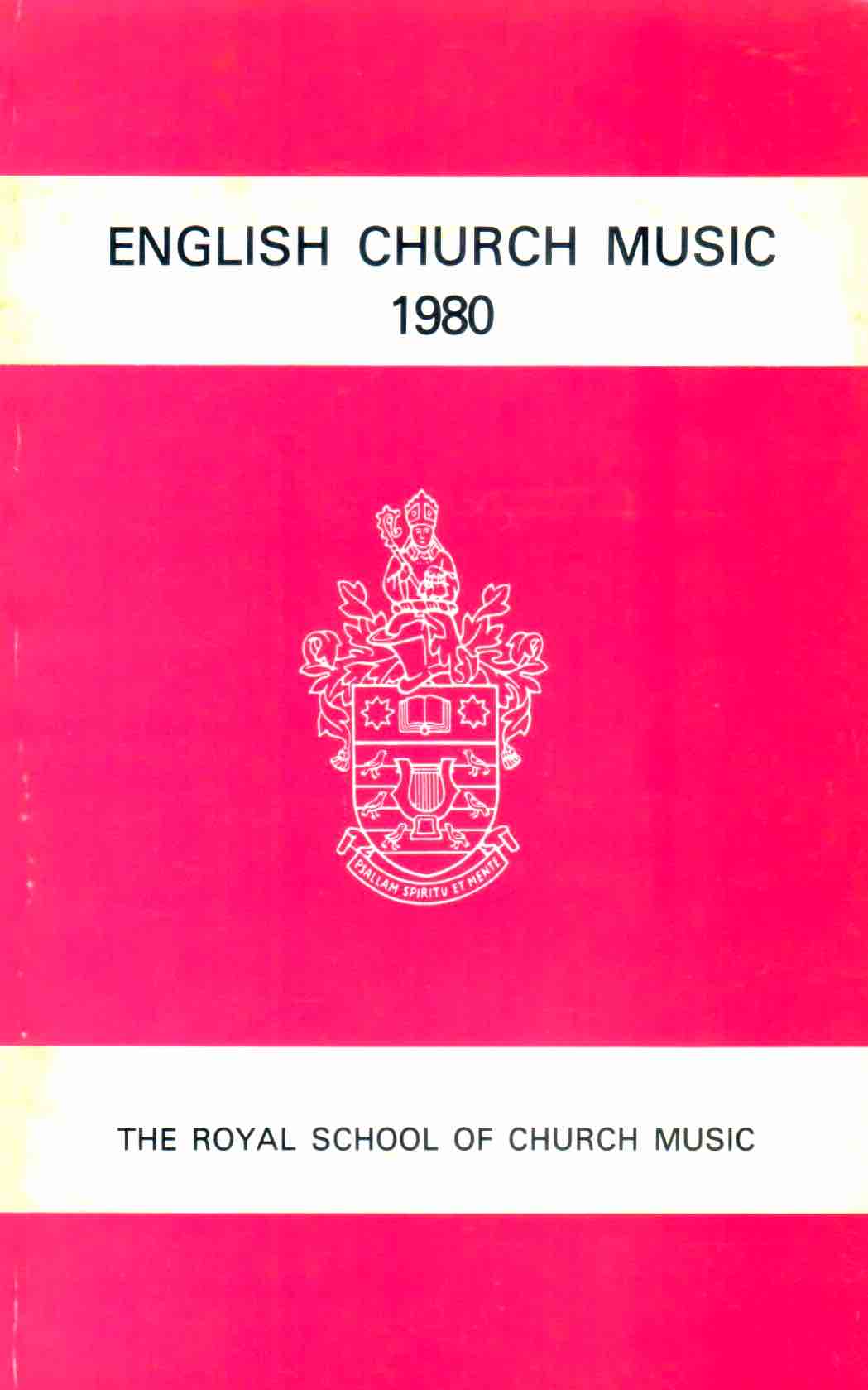 Cover of English Church Music 1980