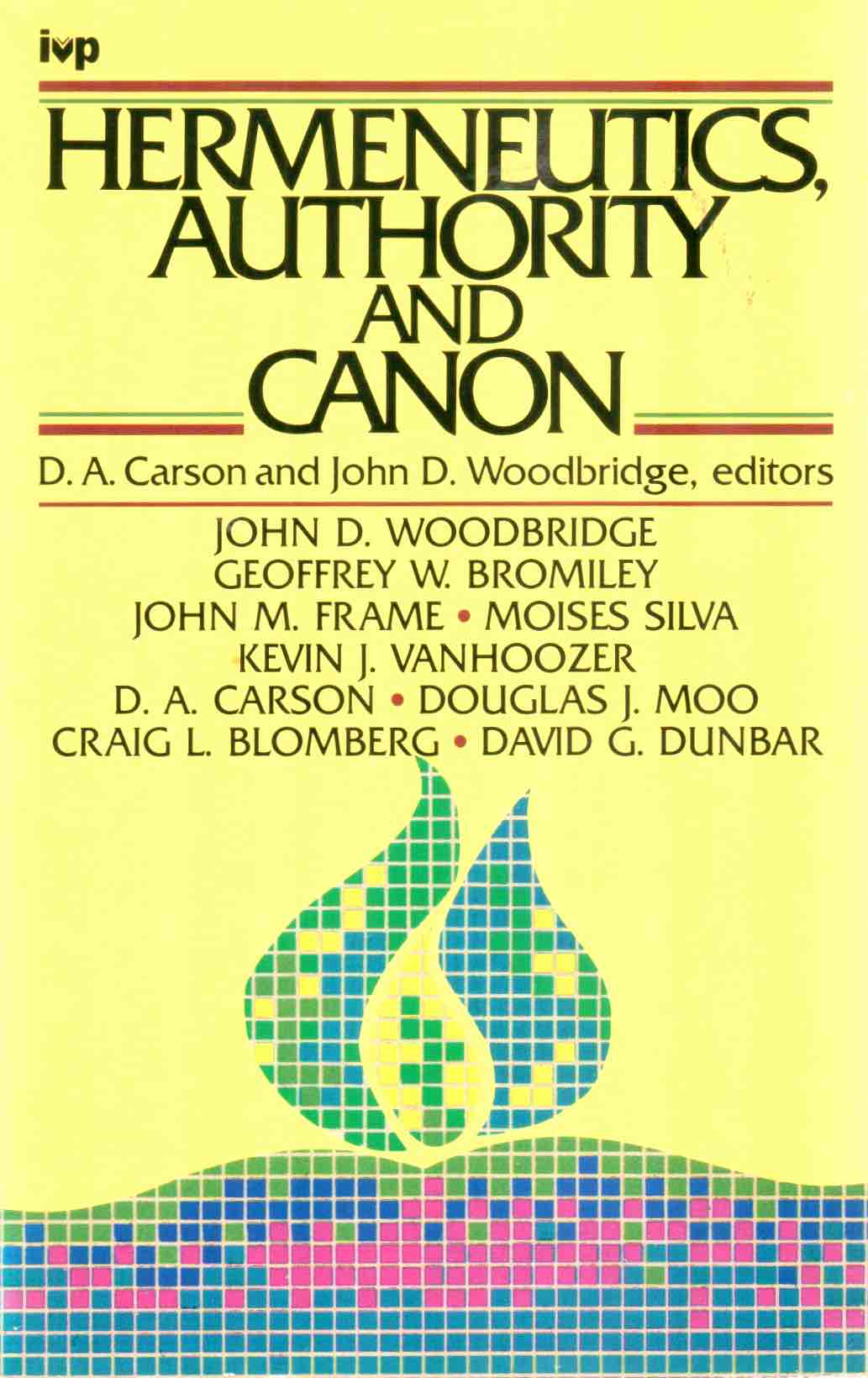Cover of Hermeneutics, Authority and Canon