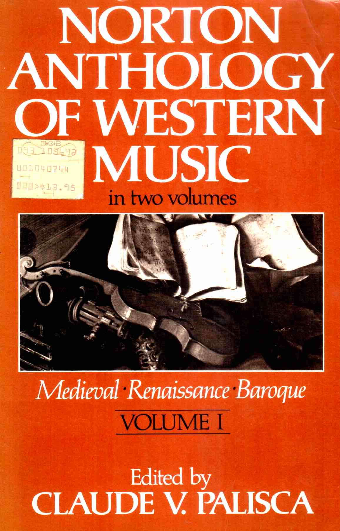 Cover of Norton Anthology of Western Music (Volume I)