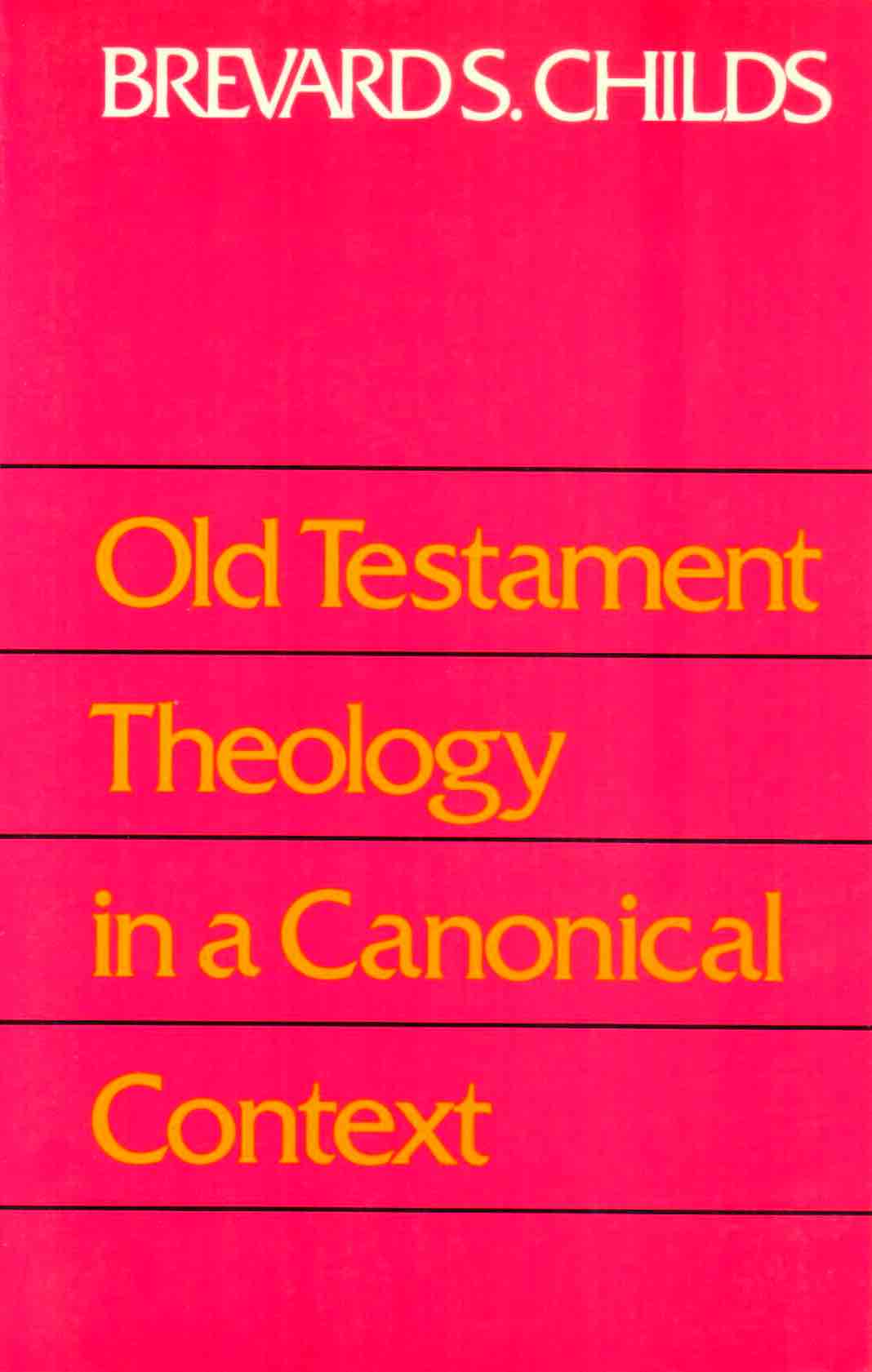 Cover of Old Testament Theology in a Canonical Context