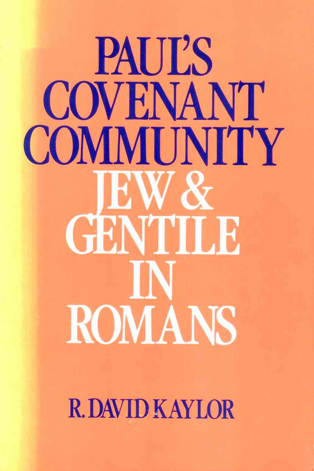 Cover of Paul's Covenant Community