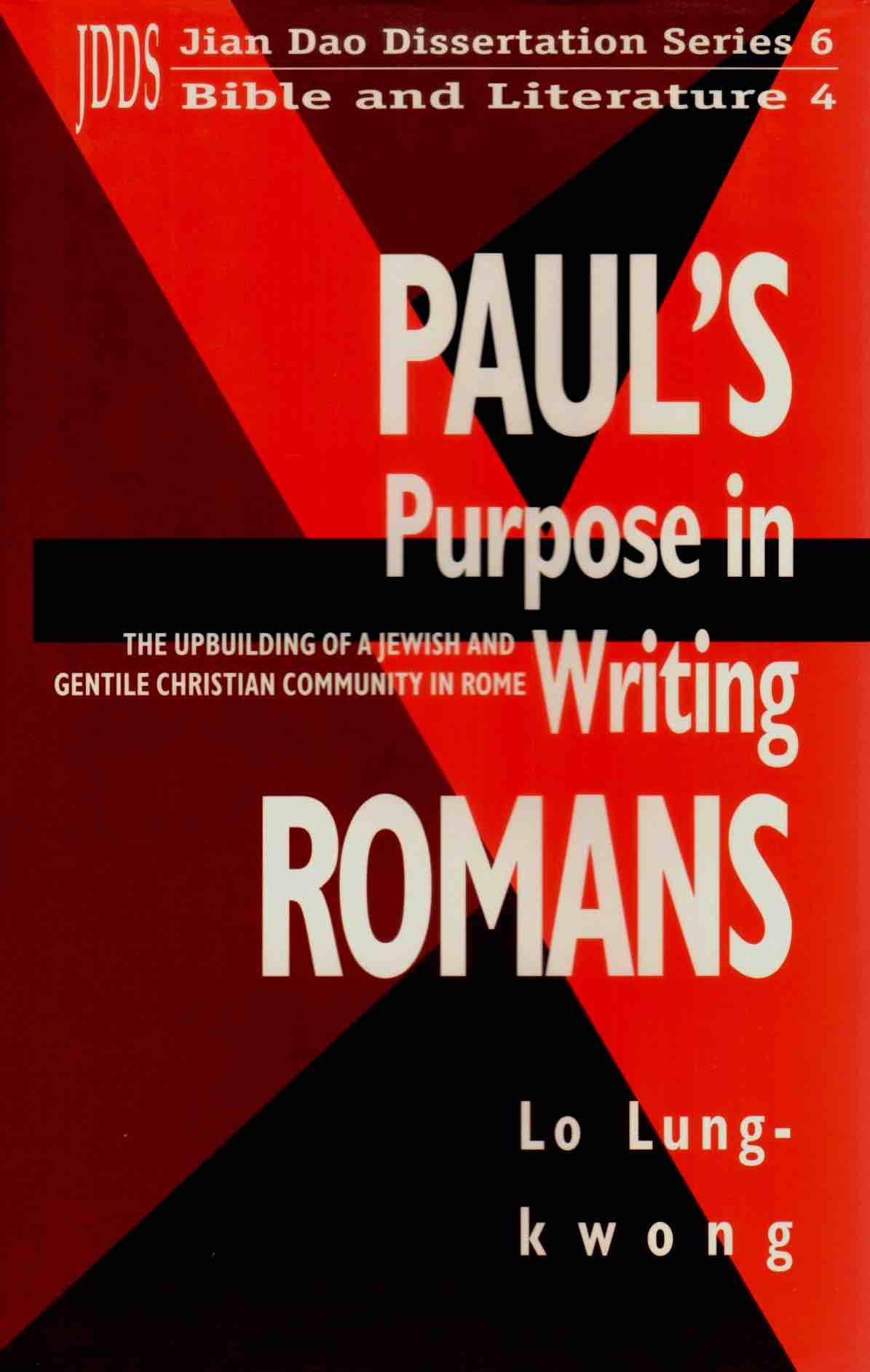 Cover of Paul's Purpose in Writing Romans