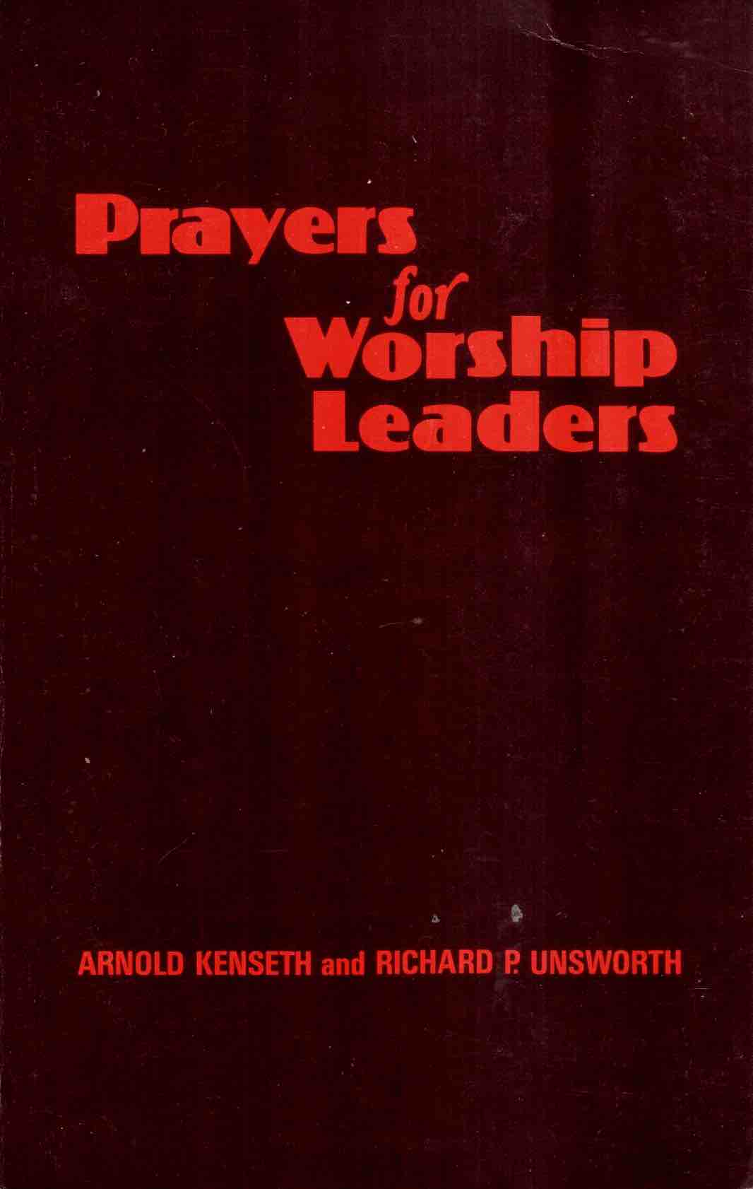 Cover of Prayers for Worship Leaders