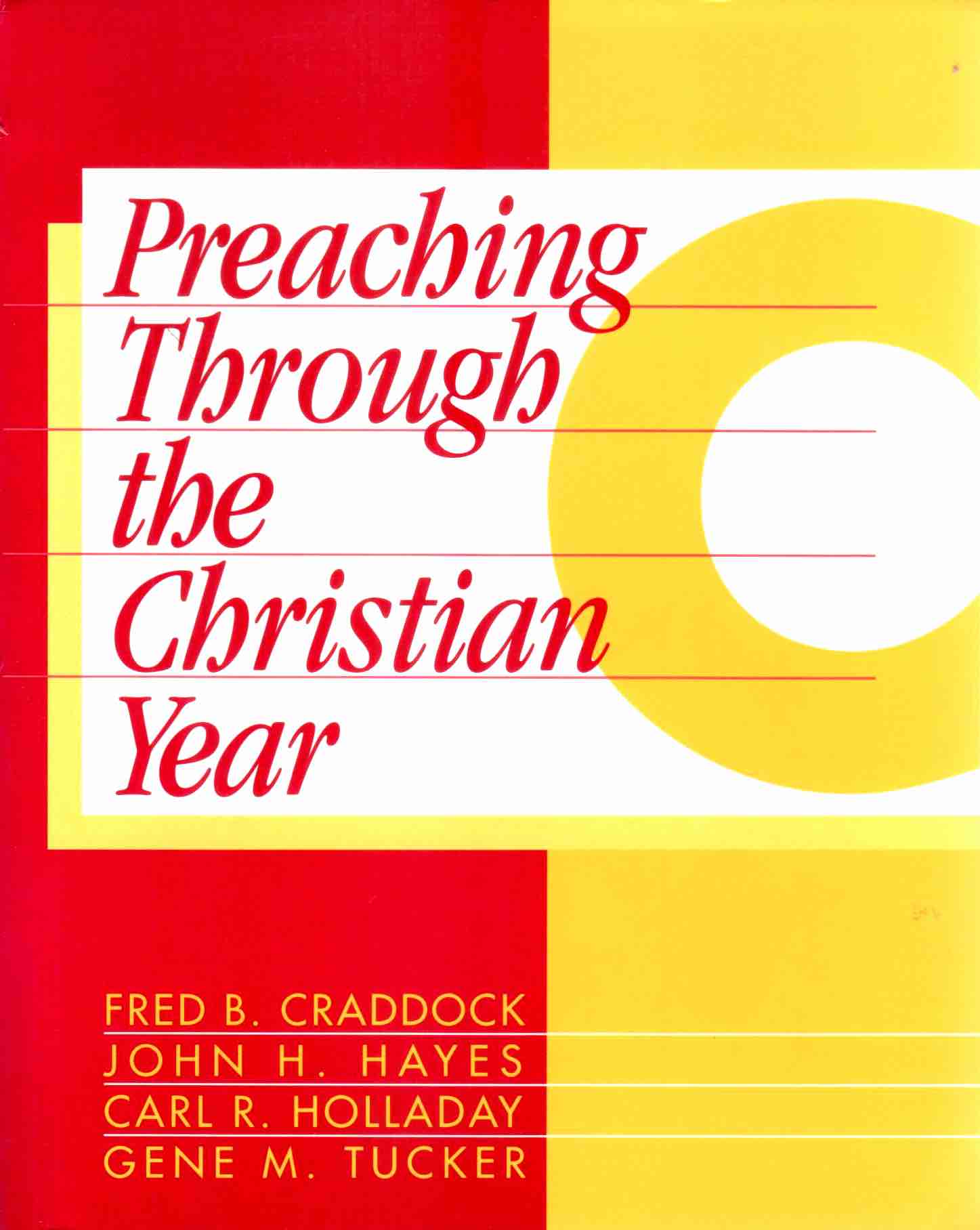 Cover of Preaching Through the Christian Year