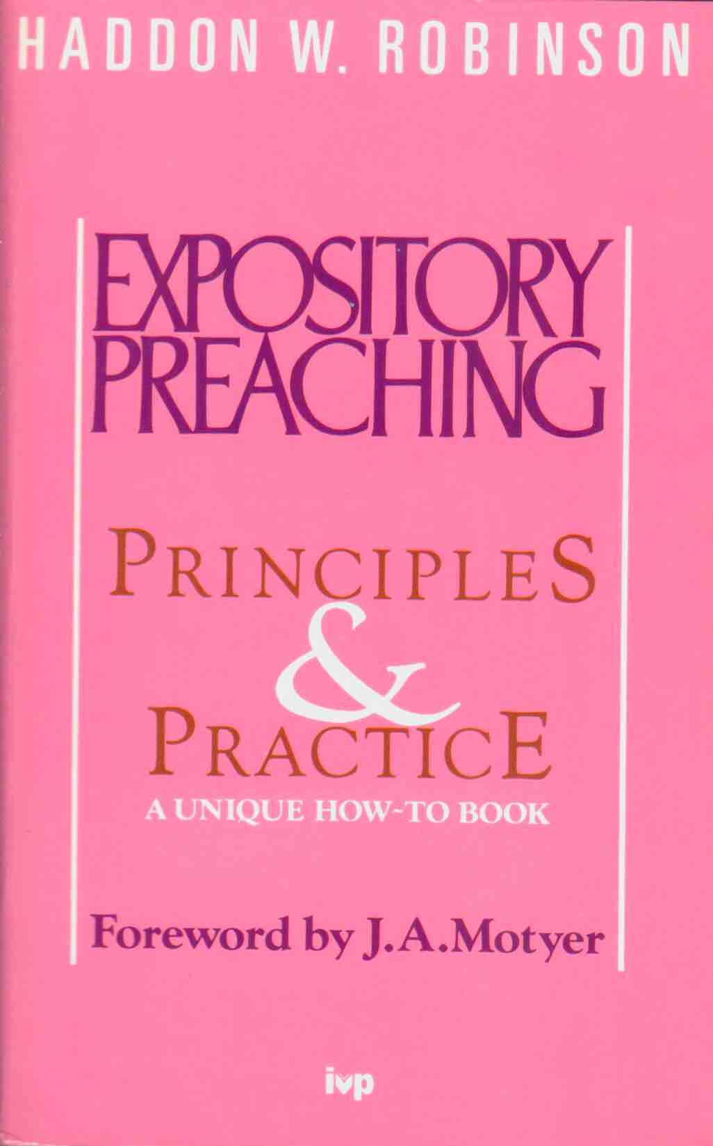 Cover of Expository Preaching