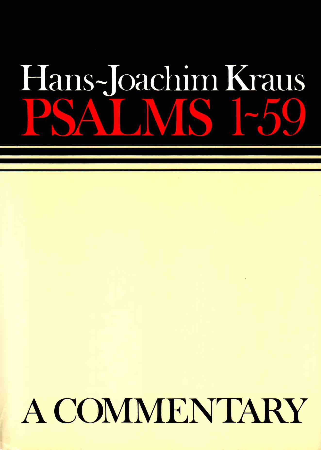Cover of Psalms 1 ~ 59