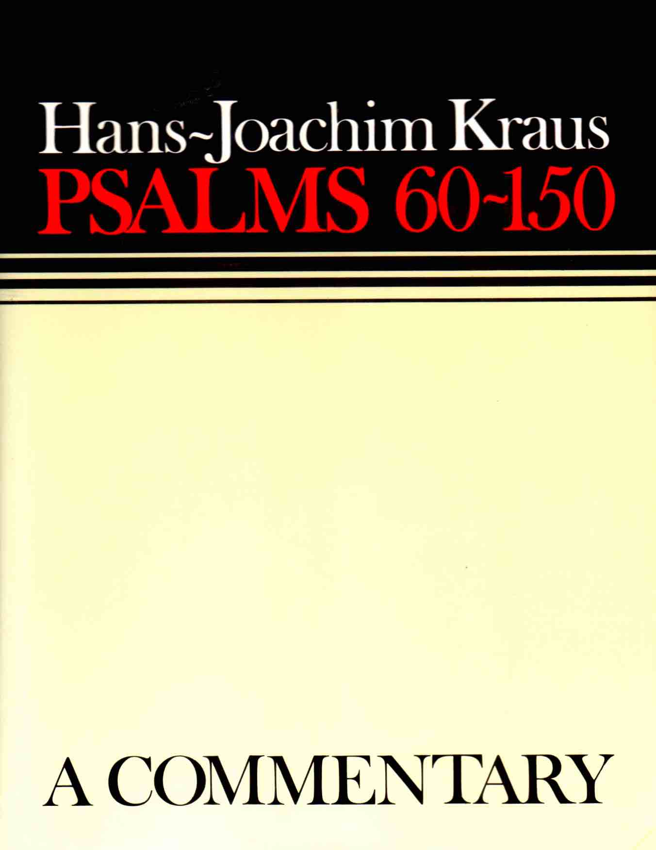 Cover of Psalms 60 ~ 150