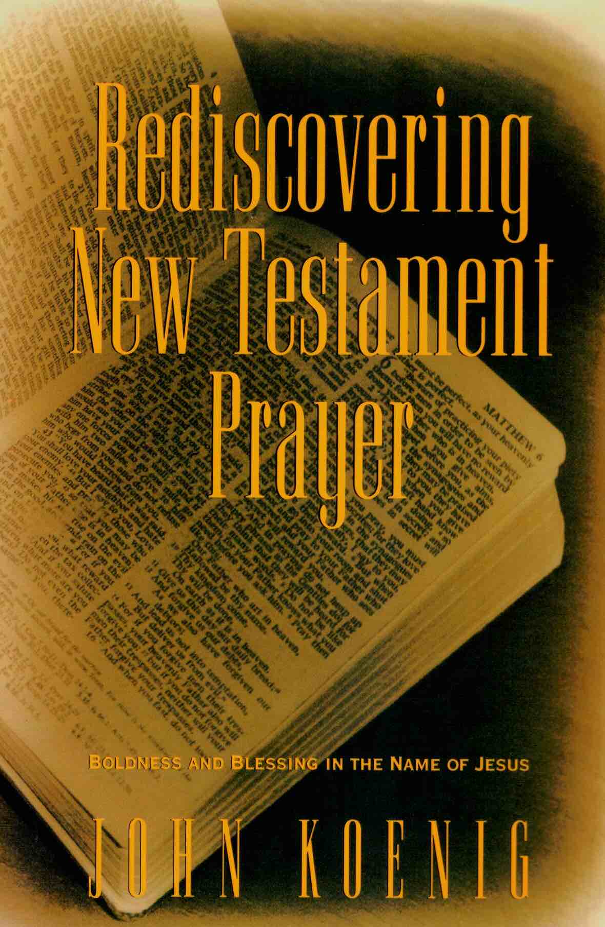 Cover of Rediscovering New Testament Prayer