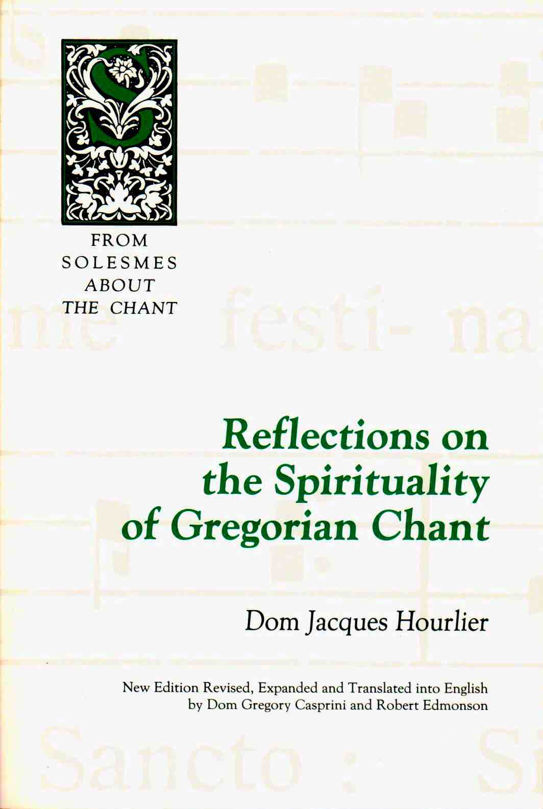 Cover of Reflections on the Spirituality of Gregorian Chant