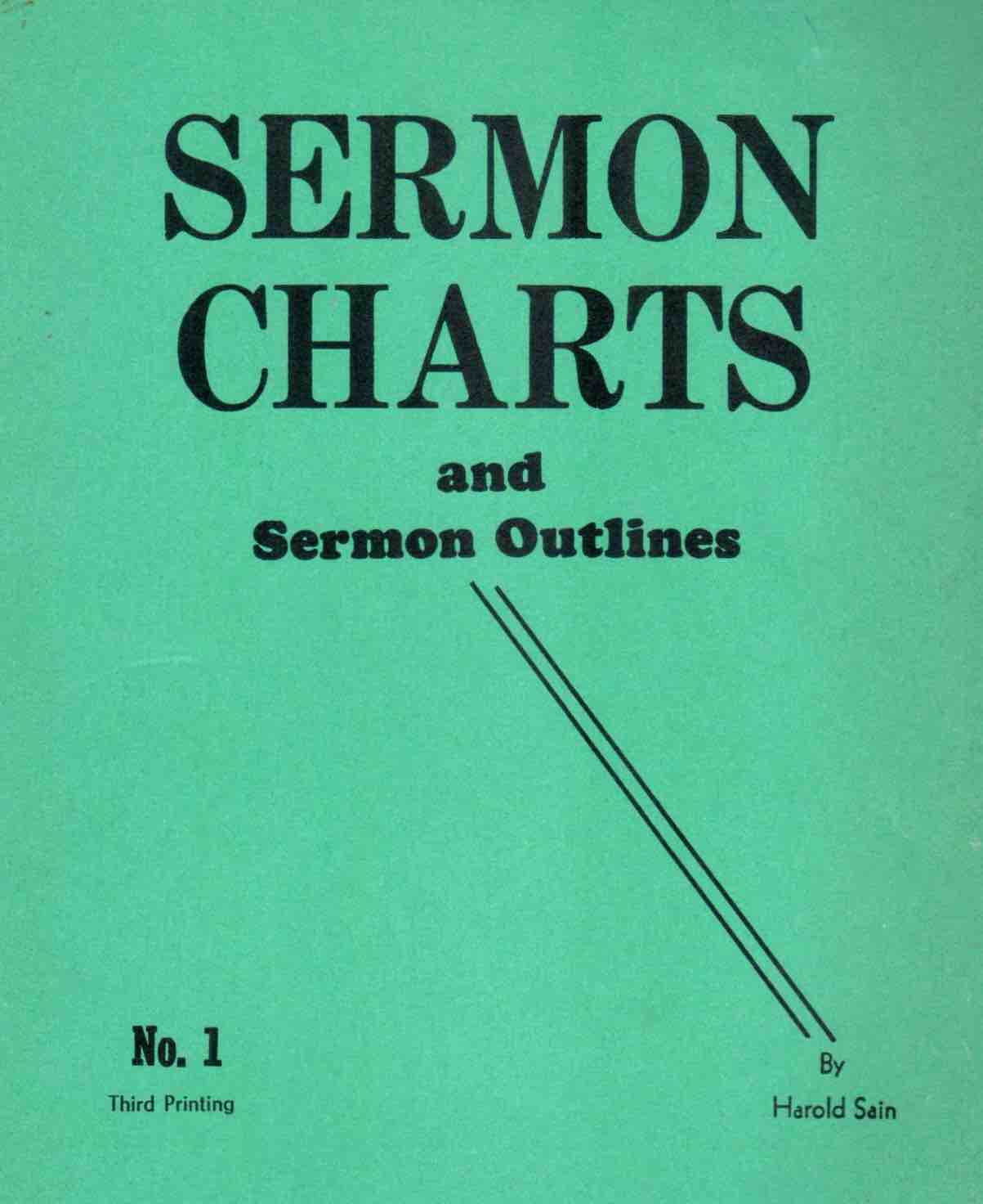 Cover of Sermon Charts and Sermon Outlines