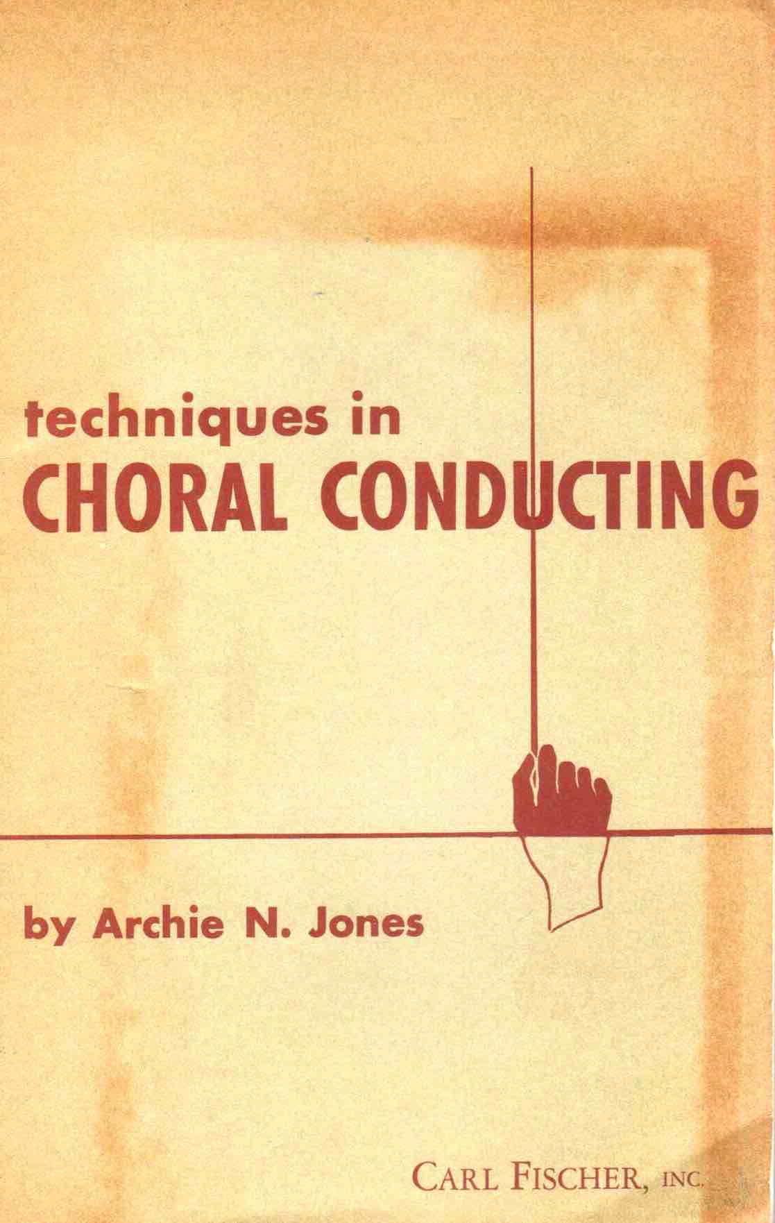 Cover of Techniques in Choral Conducting