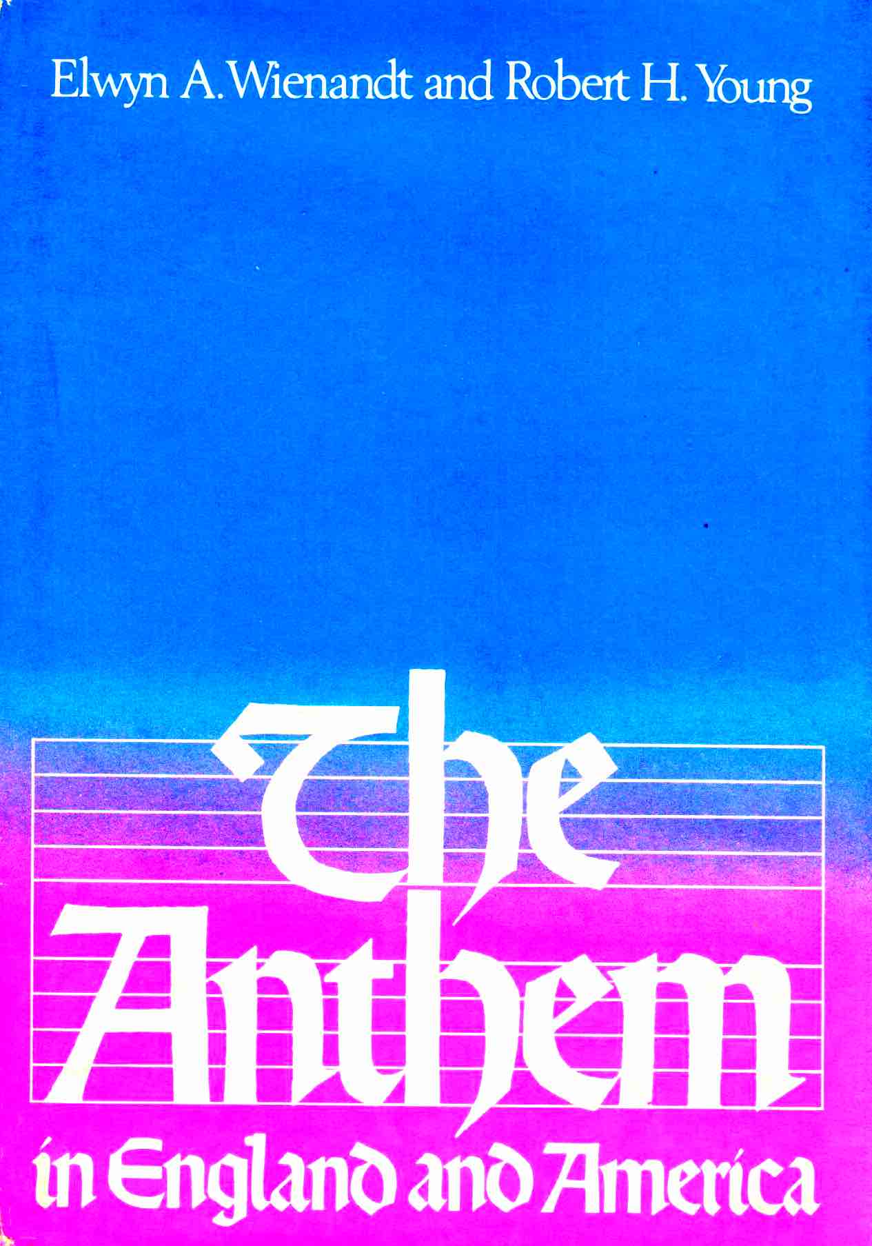 Cover of The Anthem in English and America