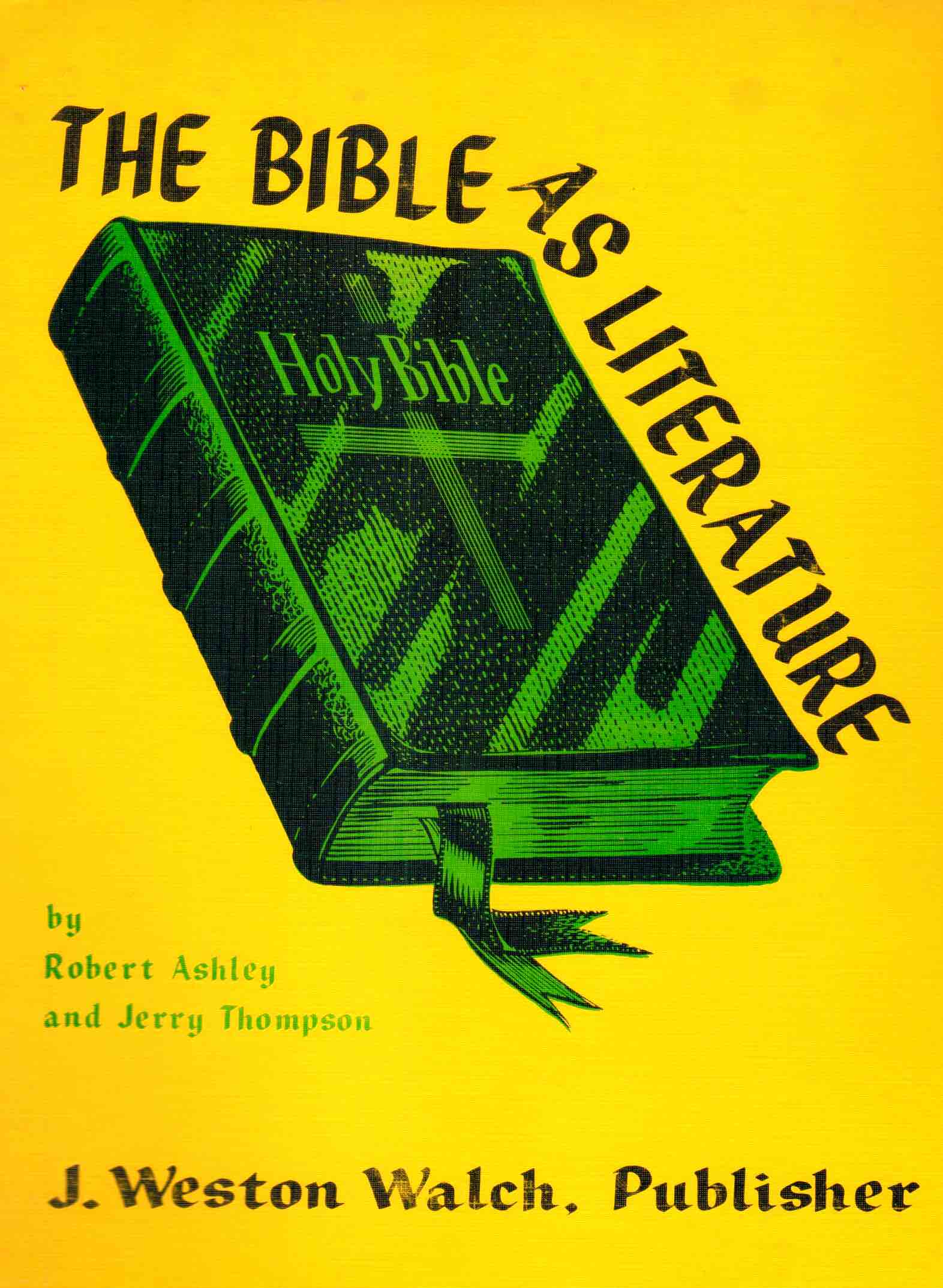Cover of The Bible as Literature