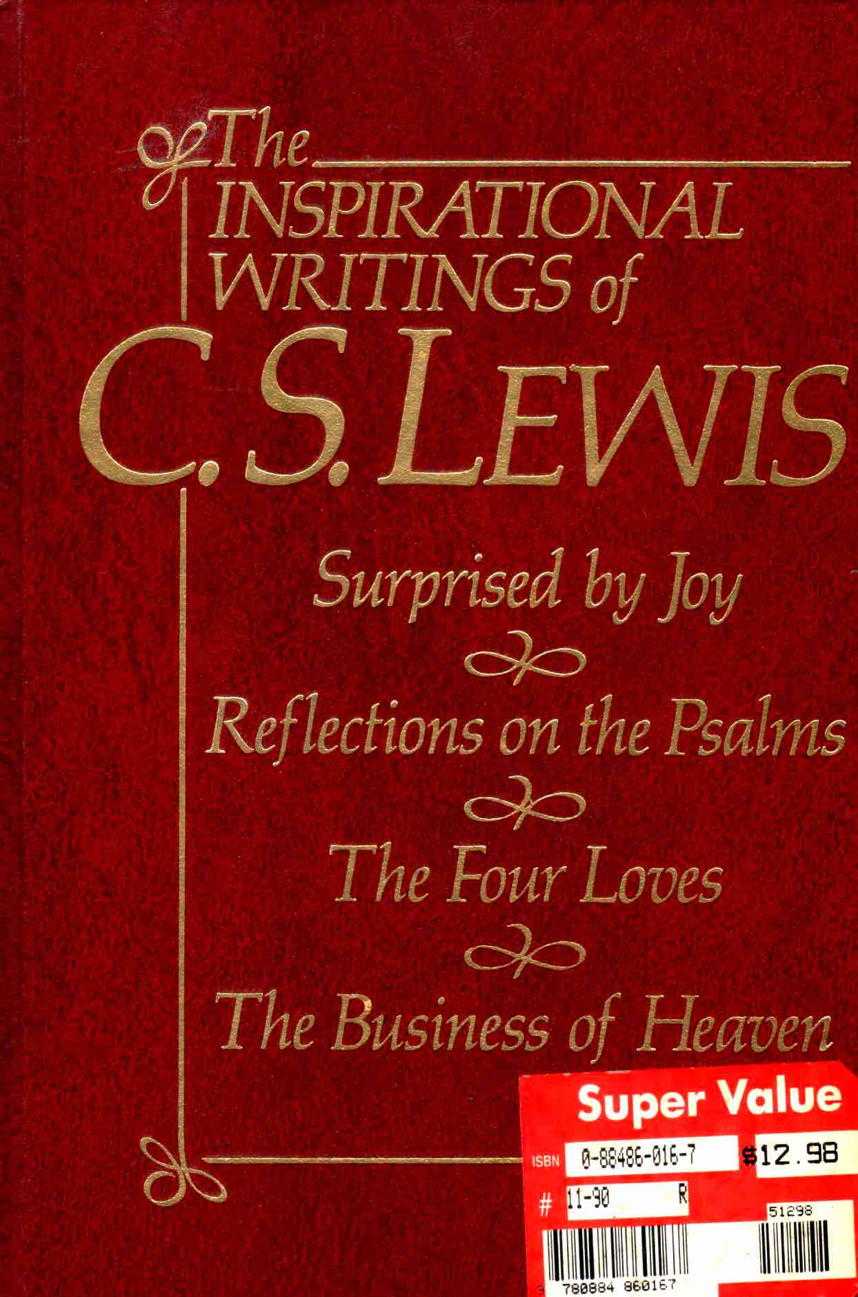 Cover of The Inspirational Writings of C.S. Lewis