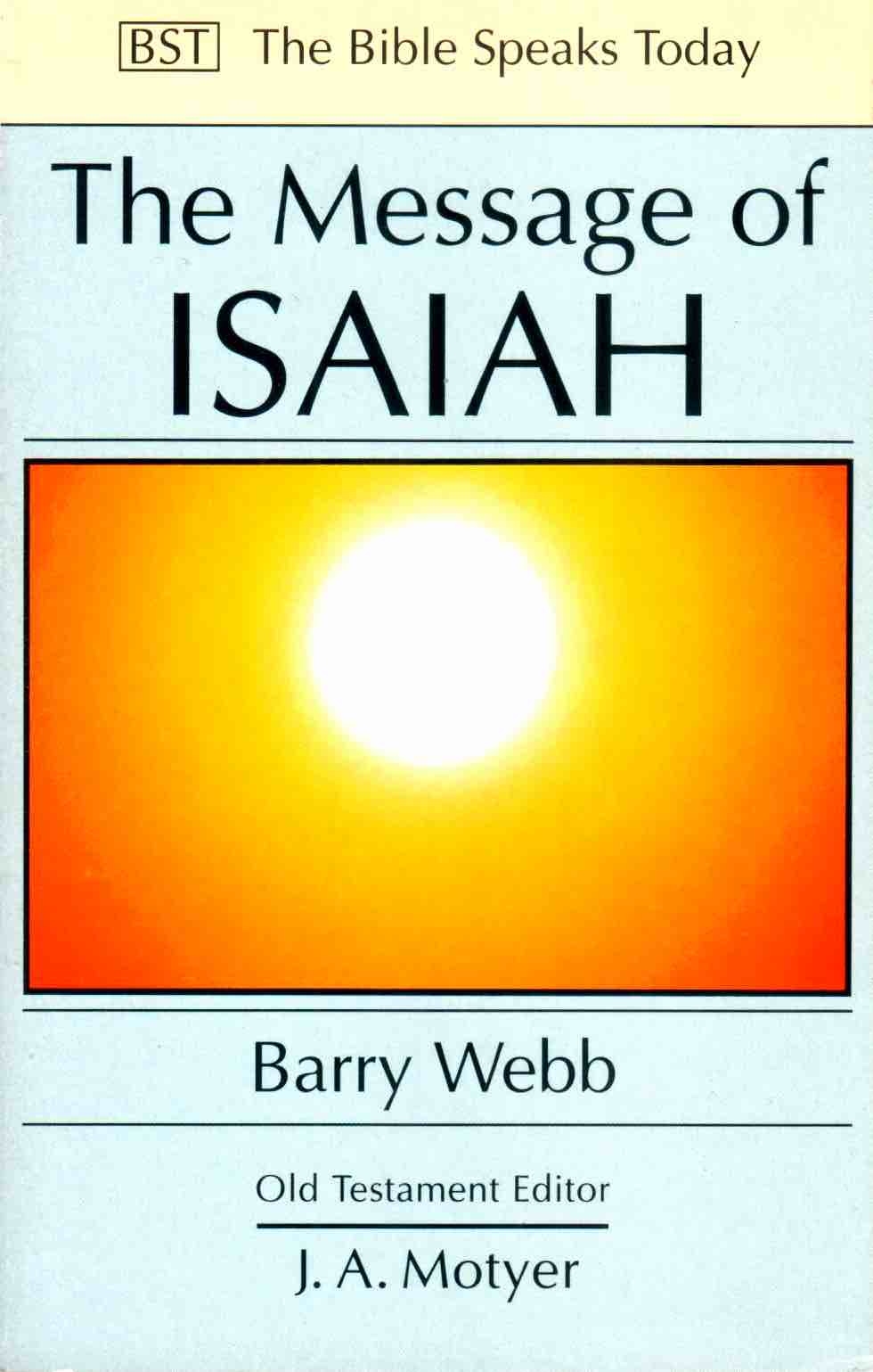 Cover of The Message of Isaiah