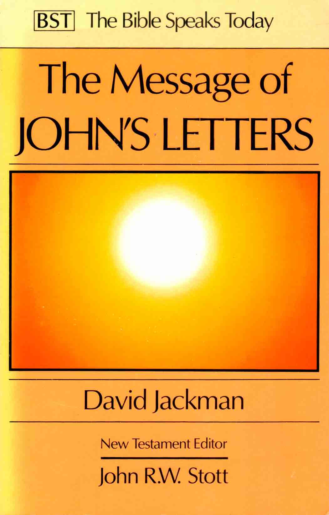 Cover of The Message of John's Letters
