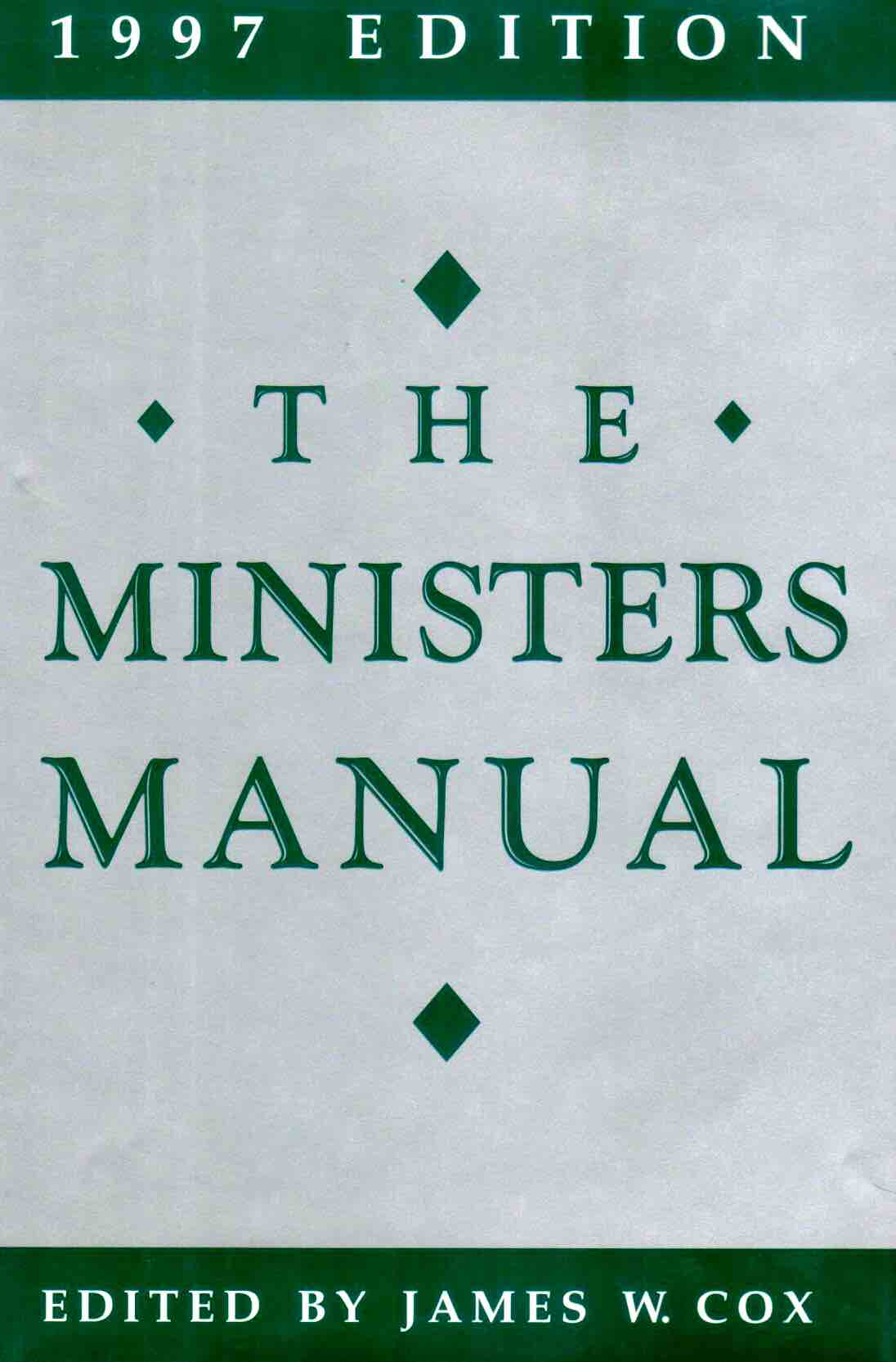Cover of The Ministers Manual