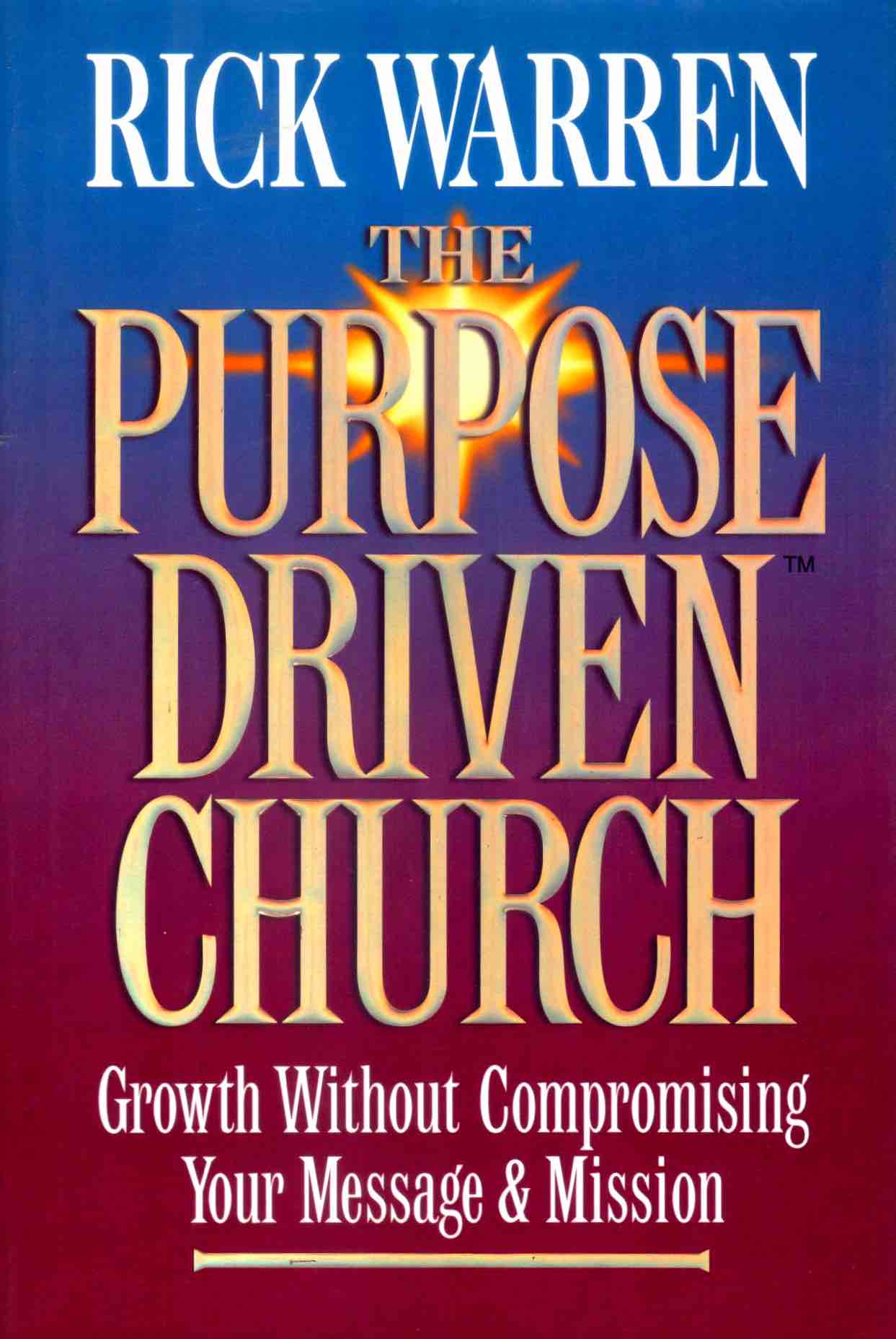 Cover of The Purpose Driven Church