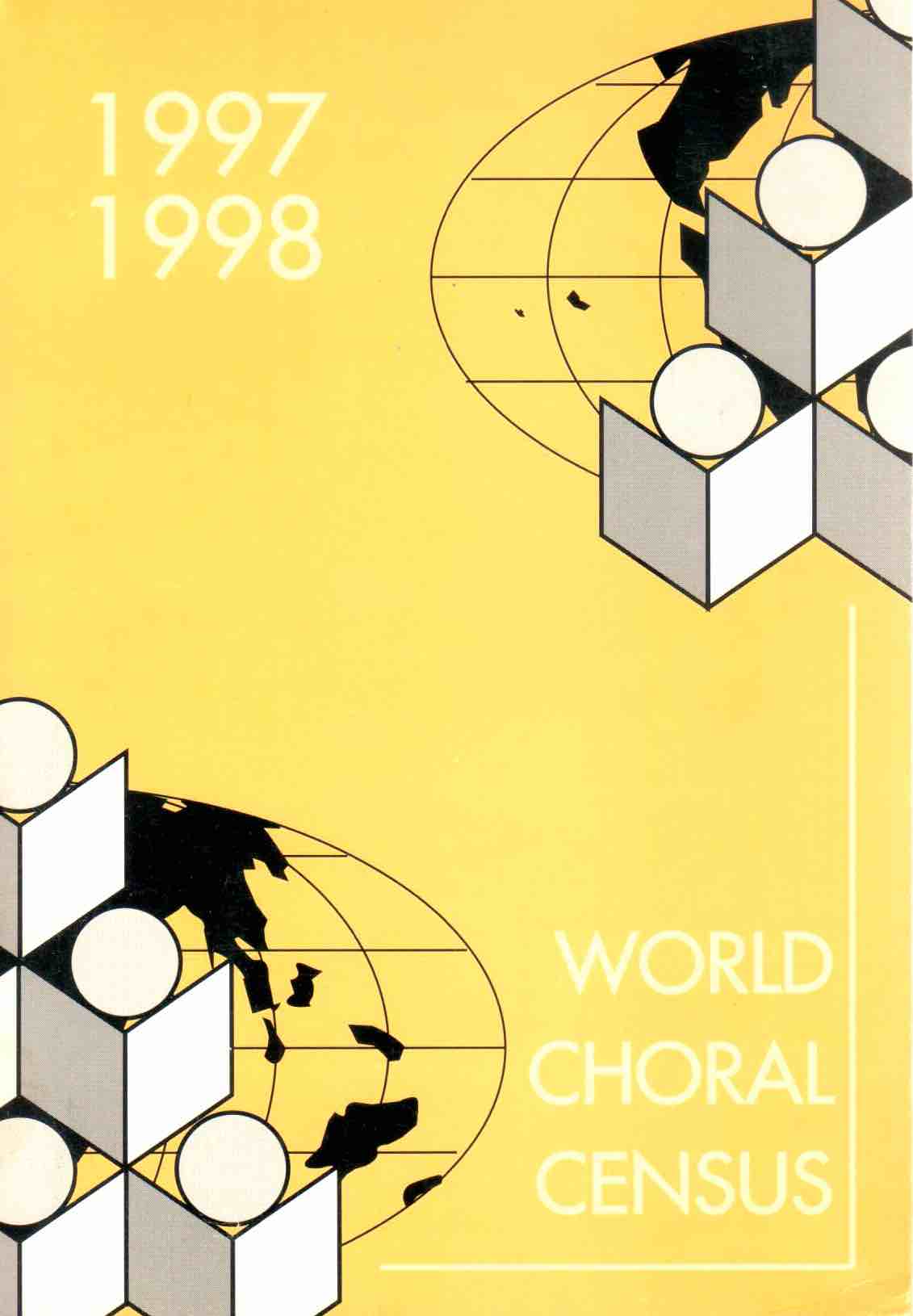 Cover of 1997 1998 World Choral Census